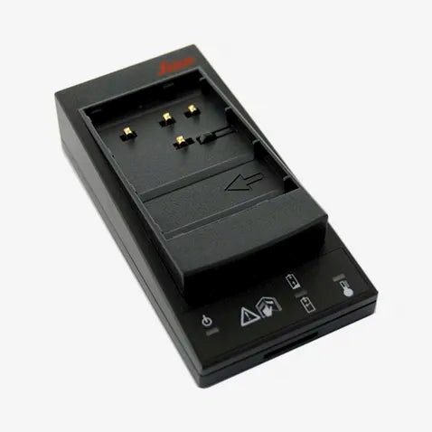 Cargador compatible con baterías Leica GEB90, GEB211, GEB212, GEB221 y GEB222 para estaciones totales