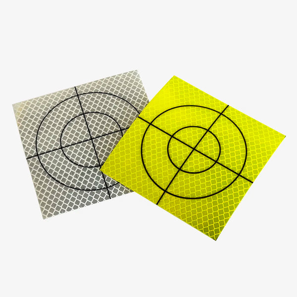 Dianas Reflectoras de Topografía – Paquete de 20 Unidades en Varias Medidas y Colores