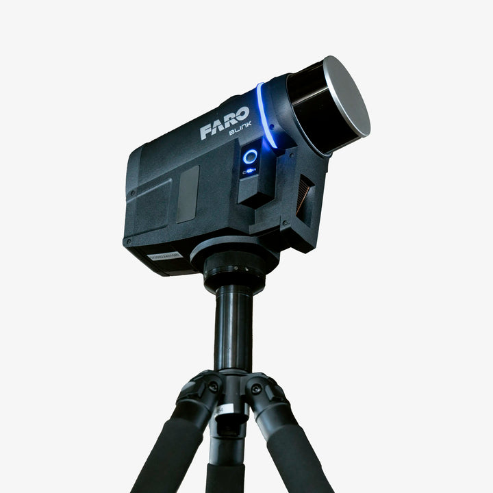 Visualización en tiempo real con la app FARO Stream vinculada a Blink