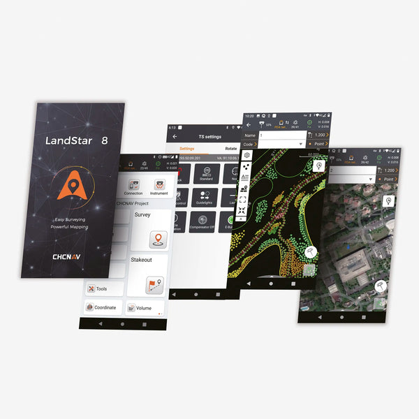 CHCNAV LandStar 8 – Software de Topografía y Cartografía para Android (Licencia Permanente)